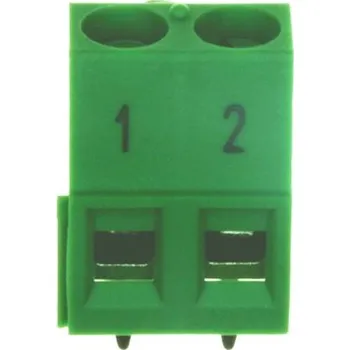 Elektrický konektor Svorková lišta PCB, řada: MKDS 1.5/2-5.08 BD:1.2, rozteč: 5.08mm, počet řad: 1, počet kontaktů: 2, orientace těla: