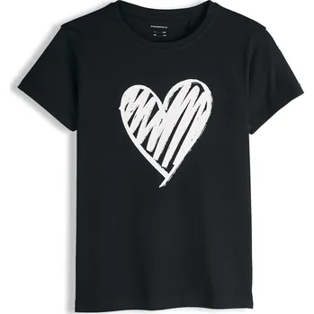 Dívčí oblečení GATE Bavlněné tričko s potiskem 13Y 426-0118/89