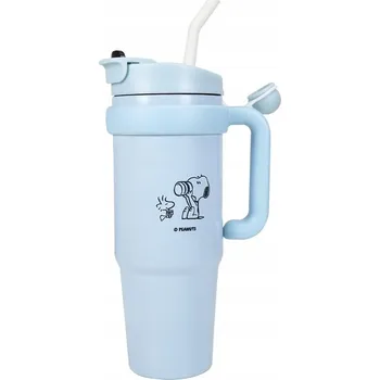 Termohrnek Termohrnek s brčkem Snoopy s motivem arašídů, 887 ml