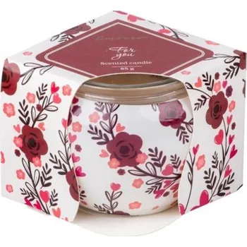 Svíčka Emocio For You vonná svíčka, sklo dekor (70 x 62 mm)