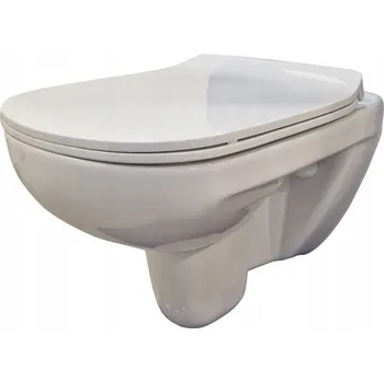 Klozet WC mísa bez oplachového kruhu Edge včetně WC sedátka SOFT/CLOSE PRIM12/01