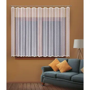 Záclona Forbyt Záclona metráž žakárová Dora bílá Velikost: 140 cm