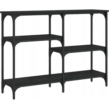 Konferenční stolek Konzolový stolek, černý, 102x29x75 cm