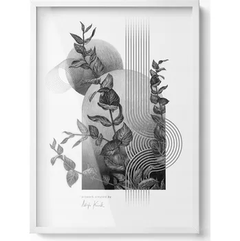 Obraz Moderní Rámeček na fotografie Bílý 50x70 cm na zeď Dekorace interiéru