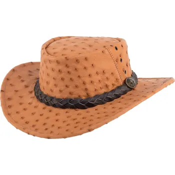 Klobouk SCIPPIS Ostrich – klobouk z pštrosí kůže Velikost: 61 cm (XL)