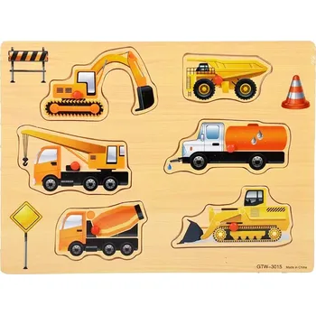 Dřevěná hračka Vkládačka dopravní prostředky