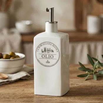 Nádoba na olej a ocet LA PORCELLANA BIANCA Conserva 0,25 l - porcelánová láhev na olej