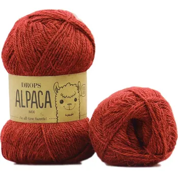 Příze Drops Alpaca MIX 3650 kaštanová