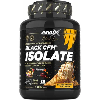 Sport Amix Black Line Black CFM Isolate proteín (1000 g, Slaná karamelová zmrzlina)