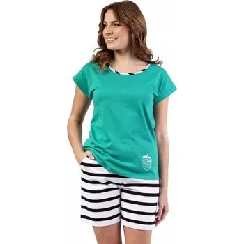 Dámské pyžamo Dámské pyžamo 697/52 REGINA mořská světlá M