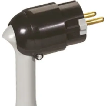 Elektrická zásuvka Síťový konektor barva Černá, šedá, formát pólů: 2P plus E, 16A Zástrčka Evropa Typ E - francouzská