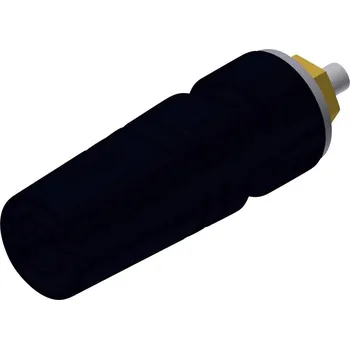 Krokosvorka Hirschmann Test a Measurement SAB 2640 LK Au bezpečnostní laboratorní zásuvka zásuvka, vestavná vertikální Ø pin: 4 mm černá 1 ks