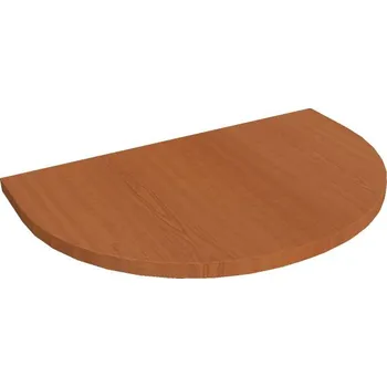 Psací stůl Stůl zakončovací oblouk - CP 60 - TŘEŠEŇ , ČERNÁ Ral 9005