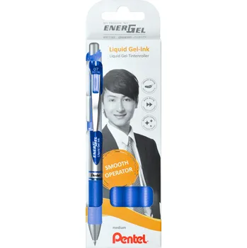 PENTEL EnerGel Gelové pero 0,5 mm 4 kusy modré