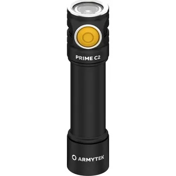 Svítilna ArmyTek Prime C2 Magnet USB Warm LED kapesní svítilna, s klipem na opasek, s brašnou, napájeno akumulátorem, 930 lm, 105 g