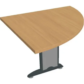 Psací stůl Stůl spojovací pravý FP 901 P - BUK , ČERNÁ Ral 9005