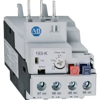 Relé Relé na přetížení NO/NC s automatickým, ručním resetováním a hodnotami FLC motoru 1,8 2,5 A Bulletin