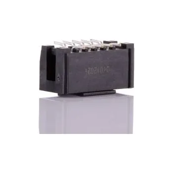 Elektrický konektor 3M Konektor PCB, řada: D2500, Vodič-deska, počet kontaktů: 10, počet řad: 2, rozteč: 2.54 mm, orientace těla: Rovný,