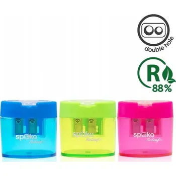 Ořezávátko Ořezávátko dvojité Spoko vícebarevné