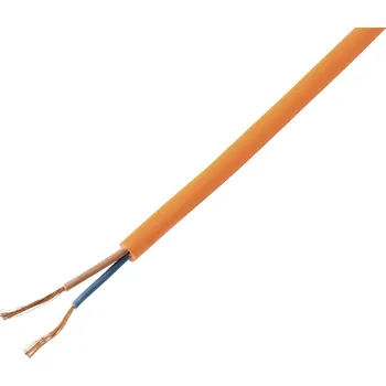 elektrický kabel TRU COMPONENTS TC-13536984 kabel s gumovou izolací H07RN-F 2 x 1.5 mm² oranžová metrové zboží
