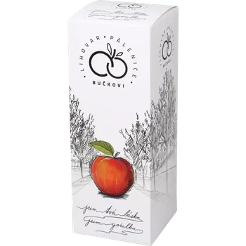 Dárková krabice na láhev Jablkovice