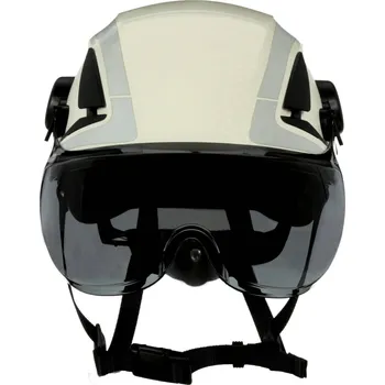 Pracovní přilba 3M X5-SV02-CE pracovní ochranný štít vč. ochrany proti zamlžení šedá