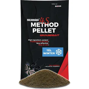 Návnadová surovina Haldorádó Vnadící směs 4S Method Pellet Groundbait Zima 400 g