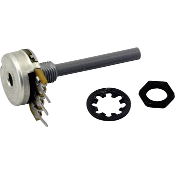 Potenciometr OMEG PC16BU 47K A F22 CEP, PC16BU 47K A F22 CEP otočný potenciometr, Mono, 47 kΩ, 1 ks