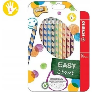 Výtvárné potřeby Pastelky Stabilo EASYcolors 12 ks L + ořezávátko