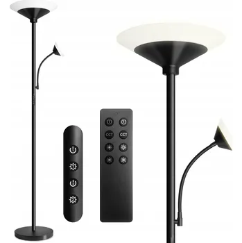 Stojací lampa BBHome LED stojací lampa do obýváku, 27 W