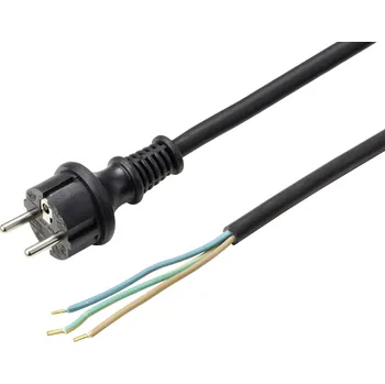 Prodlužovací kabel Sygonix SY-6029108 napájecí kabel černá 3.00 m