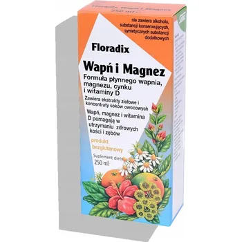 Floradix tekutý Vápník a Hořčík 250 ml