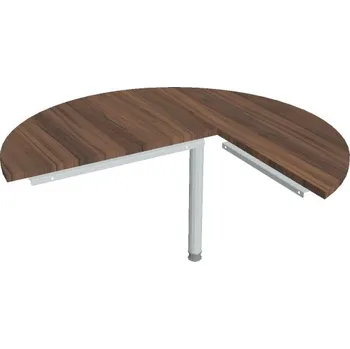 Psací stůl Stůl jednací levý - CP 22 L P - OŘECH , ŠEDÁ Ral 9006