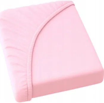 Prostěradlo Prostěradlo jersey s gumou 70x140 růžové světle pastelové do postýlky