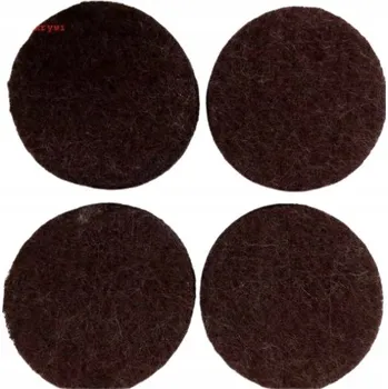 Podložka pod nábytek Filcové podložky pod nábytek hnědé 4ks kulaté 45mm