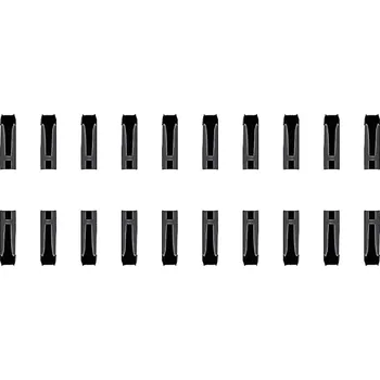 Modelová železnice kolej polní úzkokolejné železnice H0f 12369 spojení kolejí, izolovaná 20 ks