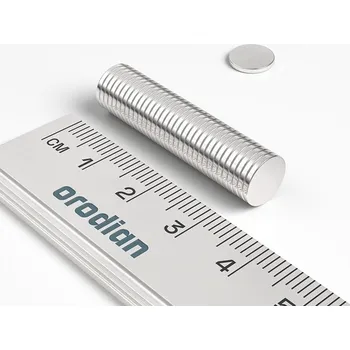 Dekorativní magnet Neodymový magnet válec 8×1 mm - N38