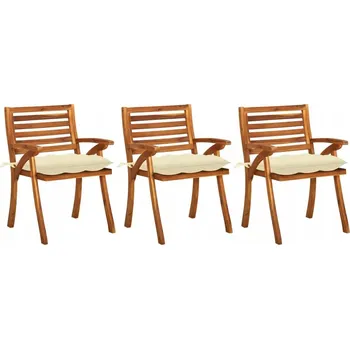 Zahradní židle VidaXL dřevěná hnědá