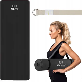 podložka na cvičení Podložka na cvičení Fit.Me 182 cm x 60 cm černá