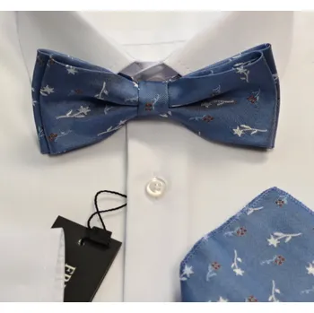 Motýlek Pánský motýlek s kapesníkem M5 - vzor 355