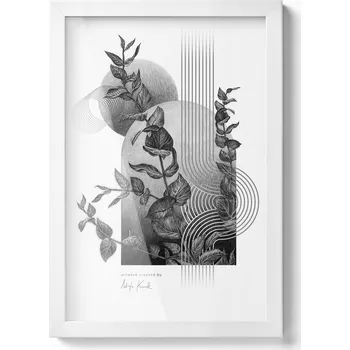 Obraz Elegantní bílý Rámeček na fotografie s akrylovým sklem k zavěšení 20x30