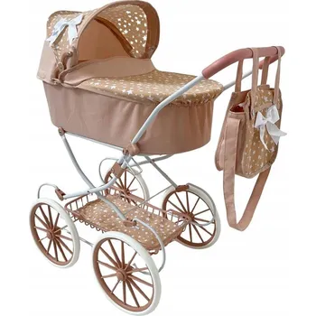 Kočárek pro panenku Hluboký kočárek pro panenky MarioToys Retro