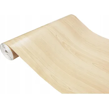 Tapeta Samolepicí dýha na nábytek z PVC Fólie imitující javorové dřevo šíře 45 cm