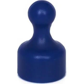 Dekorativní magnet Magnetické figurky modré (sada 10 ks)