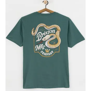 Pánské tričko Brixton Rothwell Tlrt (night sage) M, zelená