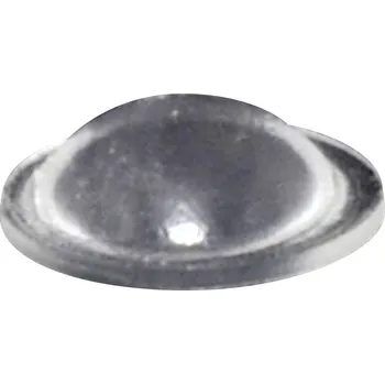 TOOLCRAFT PD9010C podstavná nožka přístrojová samolepicí, hemisférový transparentní (Ø x v) 10 mm x 3.1 mm 1 ks