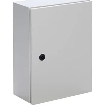 Elektroinstalační krabice Contactum Nástěnná krabice IP66 Pozinkovaná ocel Šedá Ne 250 mm Průhledné dveře 300 mm 150 mm