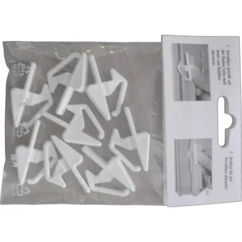 Úložný box Alutec 05310 posuvné uzávěry pro plastové zásobníky , bílá, 8 ks