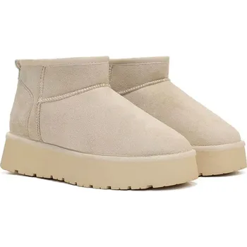 Dámské kozačky Boty Blackfield Beige 6658422 38