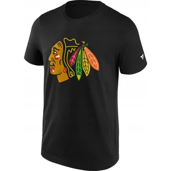 Pánská móda Pánské tričko Chicago Blackhawks NHL Primary Logo Graphic T-Shirt Velikost: